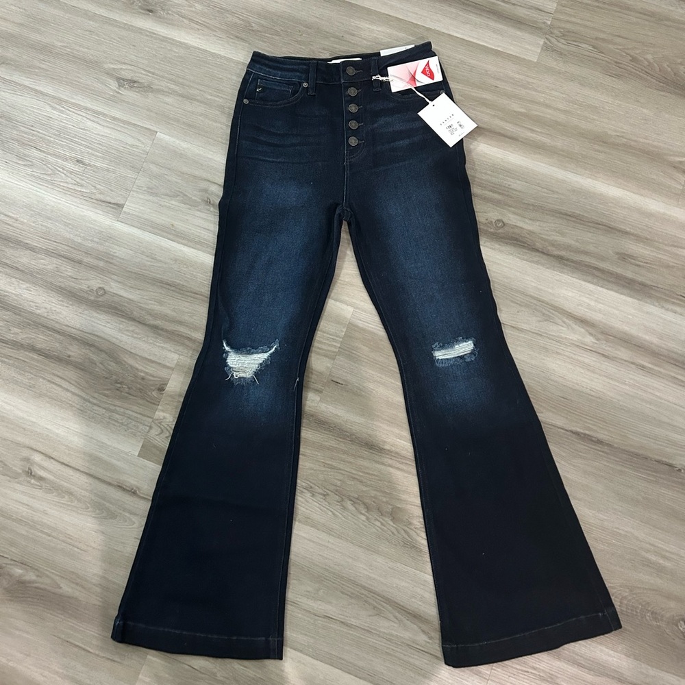 KanCan Midnight Blue Flare Jeans
